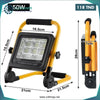 Acheter Projecteur LED 50W Rechargeable IP65 Projecteur solaire en Tunisie - Disponible au meilleur prix sur CoThings