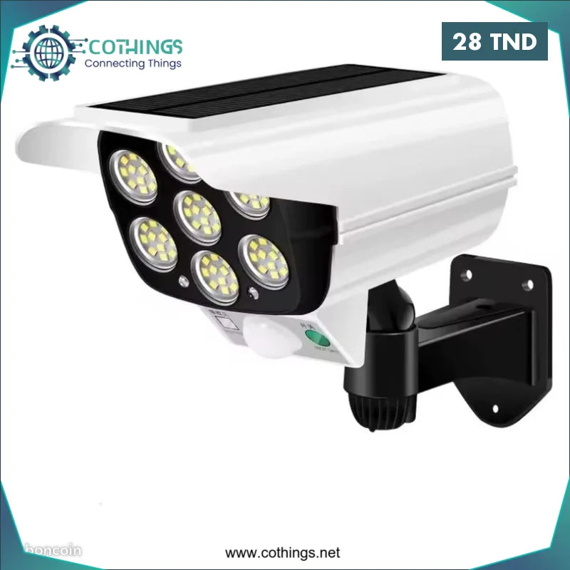Acheter Projecteur Solaire LED 278T avec Détecteur de Mouvement en Tunisie -  Disponible au meilleur prix sur CoThings