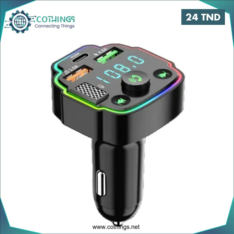 Acheter Q8 Alfanext Allume Cigar 20W 3.1A Bluetooth Transmetteur FM en Tunisie -  Disponible au meilleur prix sur CoThings
