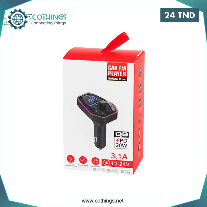 Acheter Q9 Alfanext Allum cigare 20W 3.1A en Tunisie -  Disponible au meilleur prix sur CoThings