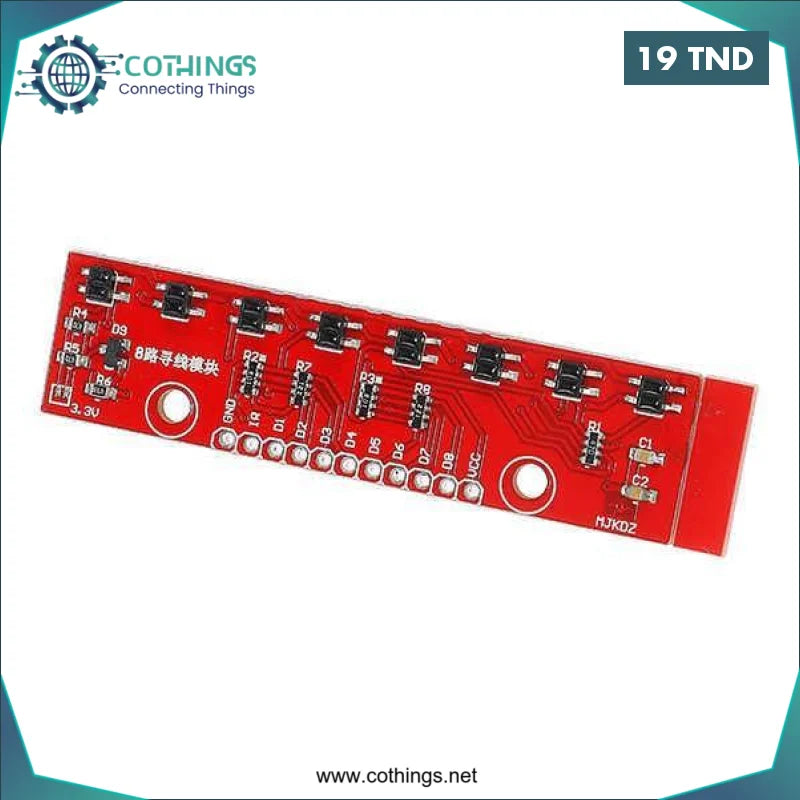 Acheter QTR8A Pololu Capteur suiveur de ligne en Tunisie -  Disponible au meilleur prix sur CoThings