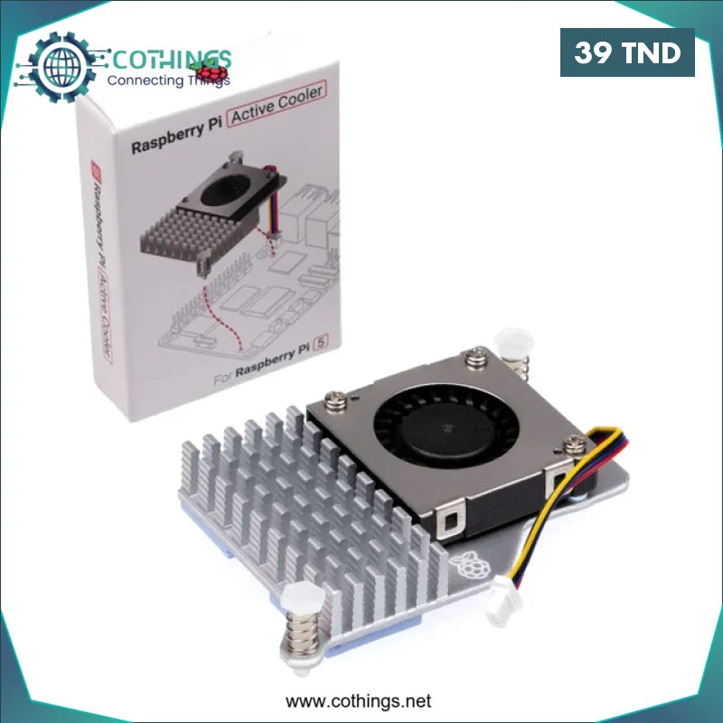Acheter Refroidisseur actif pour Raspberry Pi 5 en Tunisie -  Disponible au meilleur prix sur CoThings