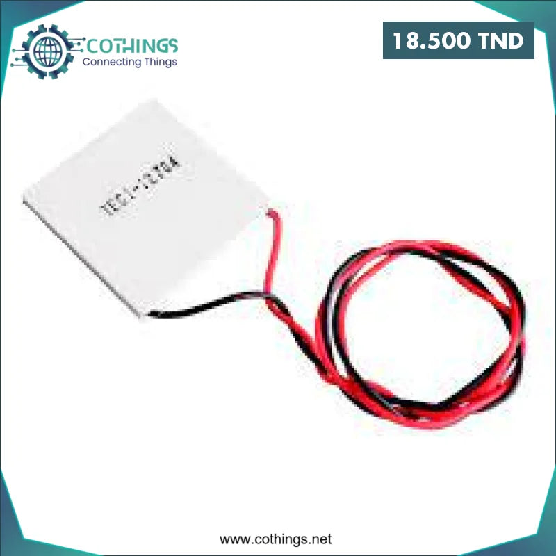 Acheter Refroidisseur Thermoélectrique Peltier TEC1-12704 12V 4A 40X40mm en Tunisie -  Disponible au meilleur prix sur CoThings