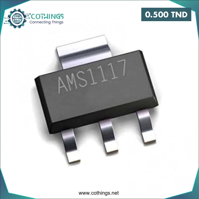 Acheter Régulateur De Tension AMS1117-CMS 3,3 V 800 en Tunisie -  Disponible au meilleur prix sur CoThings