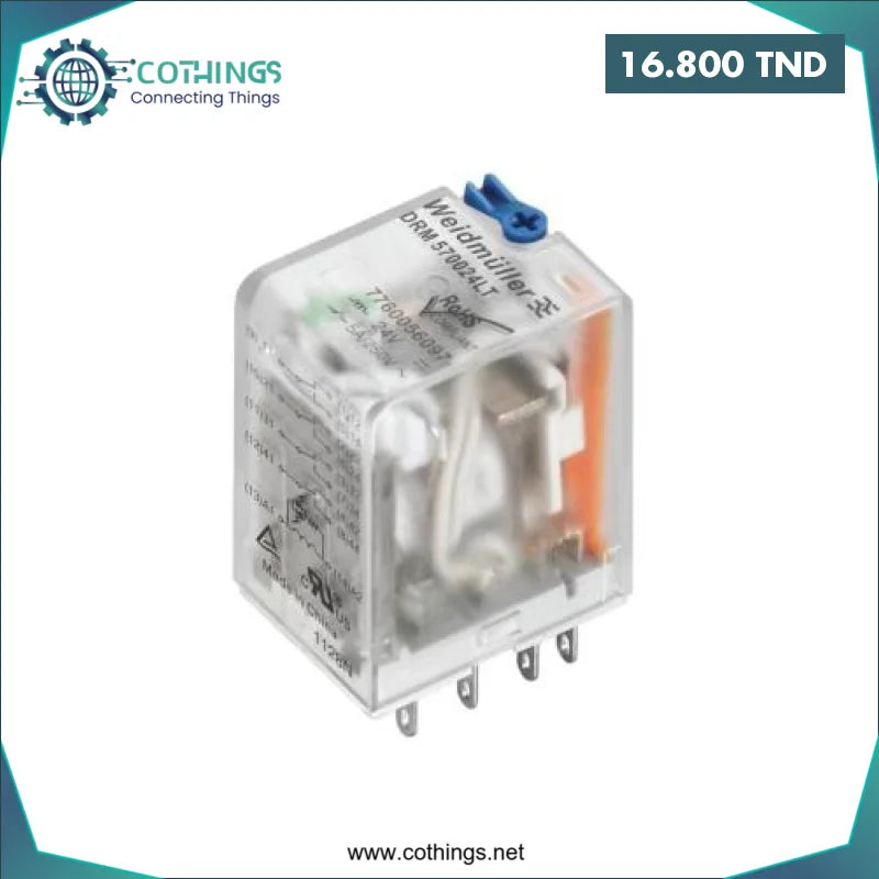 Acheter Relais DRM570024LT 4CO 24VDC Weidmüller en Tunisie -  Disponible au meilleur prix sur CoThings