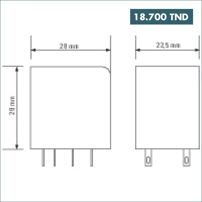 Acheter Relais RCM270524 avec 2 Contact 24VAC Weidmüller en Tunisie -  Disponible au meilleur prix sur CoThings