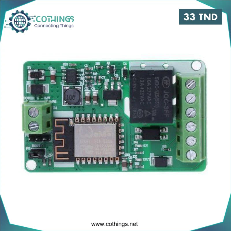 Acheter Relais de réseau de relais ESP8266 WIFI en Tunisie -  Disponible au meilleur prix sur CoThings
