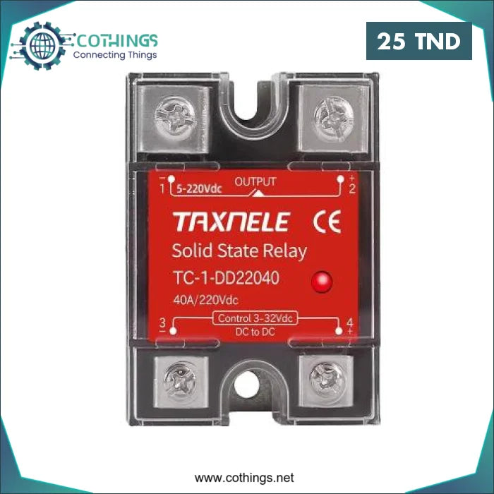 Acheter Relais statique SSR-10DA 10A en Tunisie -  Disponible au meilleur prix sur CoThings
