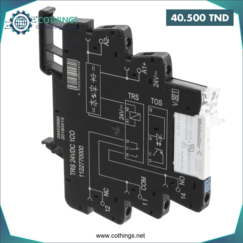 Acheter Relais TRS 24VDC 1CO Weidmüller en Tunisie -  Disponible au meilleur prix sur CoThings