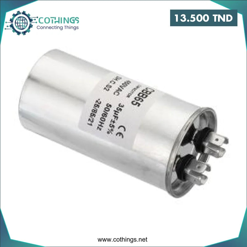 Acheter Réparation secteur Condensateur de démarrage moteur CBB65 35 µF 450 V en Tunisie -  Disponible au meilleur prix sur CoThings