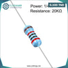 Acheter Résistance 20k 1/4W 1% (10 PCS) en Tunisie - Disponible au meilleur prix sur CoThings