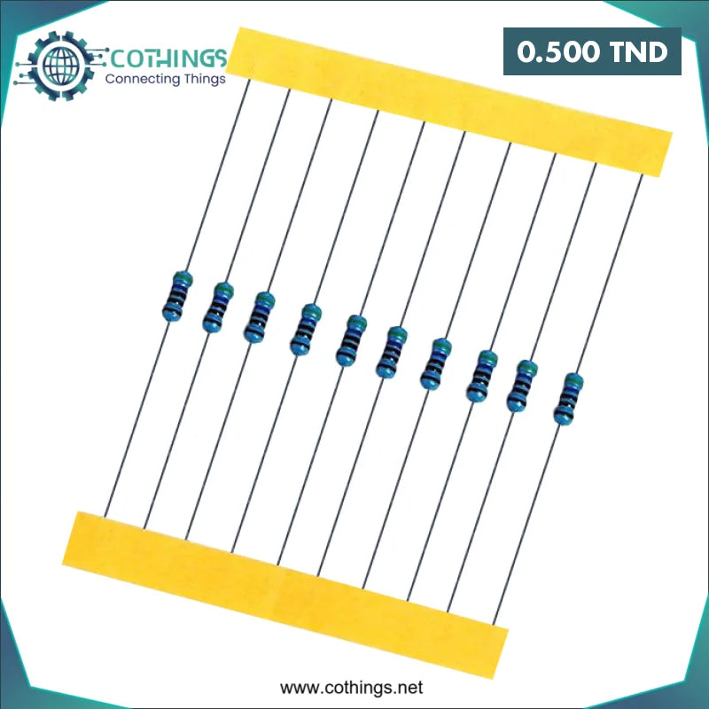 Acheter Résistance 2kΩ 1/4W 1% (10 pièces) en Tunisie -  Disponible au meilleur prix sur CoThings