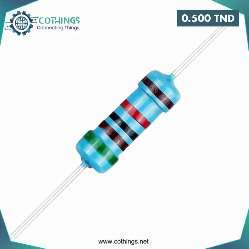 Acheter Résistance 51KΩ 1/4W 1% (10 PCS) en Tunisie -  Disponible au meilleur prix sur CoThings