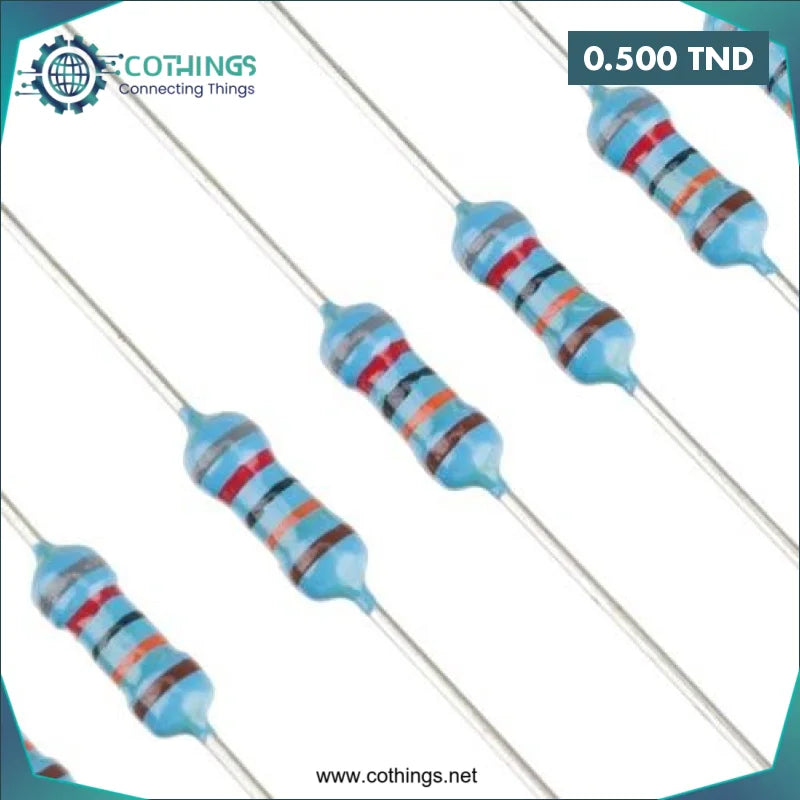 Acheter Résistance 820KΩ 1/4W 1% (10 PCS) en Tunisie -  Disponible au meilleur prix sur CoThings