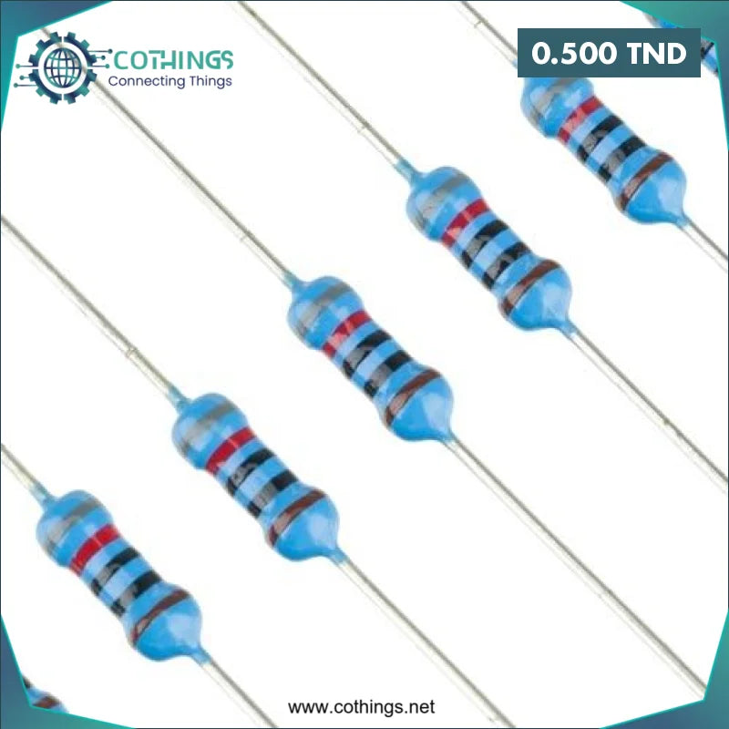 Acheter Résistance 820Ω 1/4W 1% (10 PCS) en Tunisie -  Disponible au meilleur prix sur CoThings