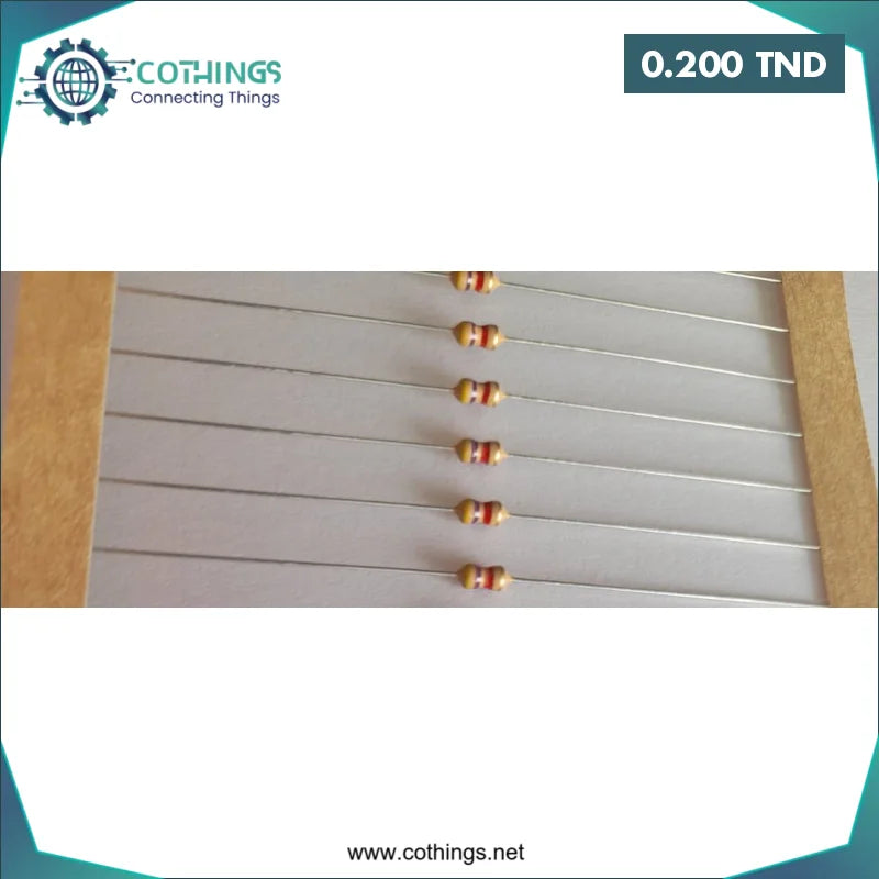 Acheter Résistance carbone à bande 4.7K 1/6W 5% (10 pièces) en Tunisie -  Disponible au meilleur prix sur CoThings