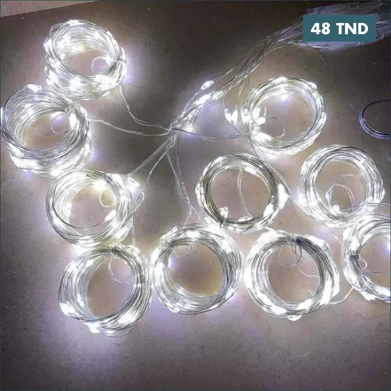 Acheter Rideau lumineux Hauteur 3M LED lumière Blanc froid en Tunisie -  Disponible au meilleur prix sur CoThings
