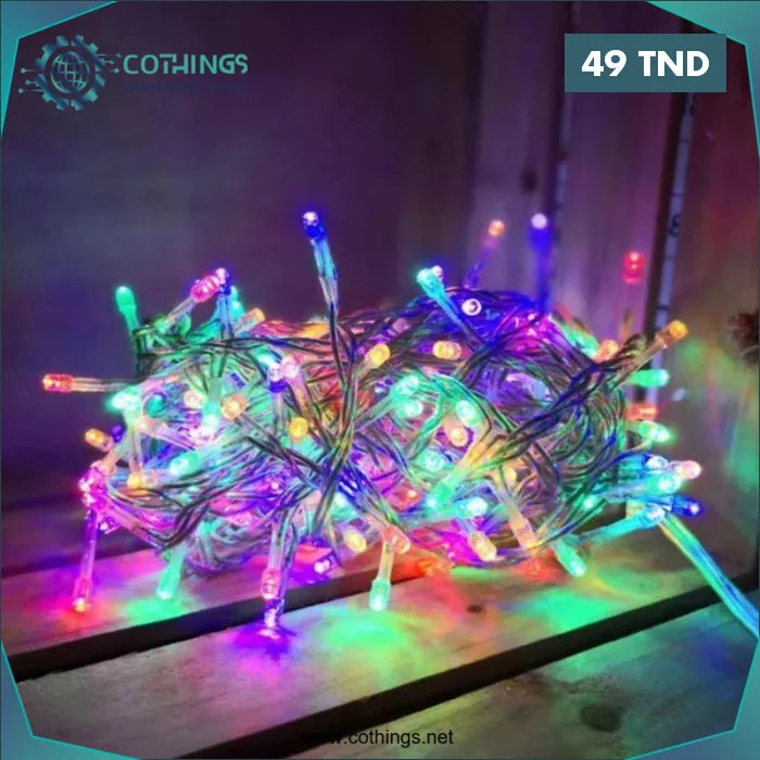 Acheter Rideaux LED RGB 3m avec animation en Tunisie -  Disponible au meilleur prix sur CoThings