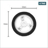 Acheter Roue en caoutchouc 34mm compatible avec moteur N20 en Tunisie - Disponible au meilleur prix sur CoThings