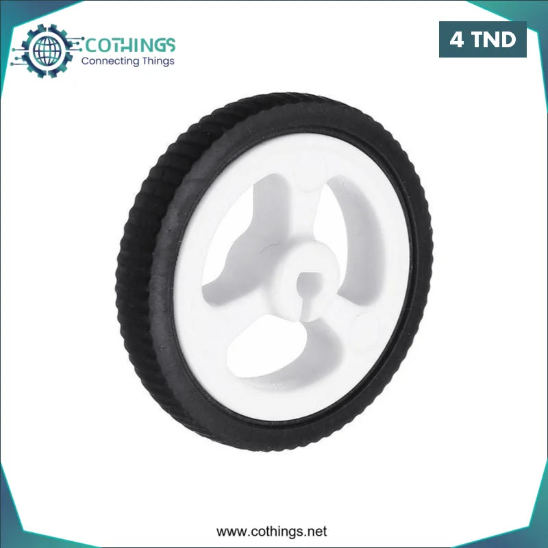 Acheter Roue en caoutchouc 34mm compatible avec moteur N20 en Tunisie -  Disponible au meilleur prix sur CoThings
