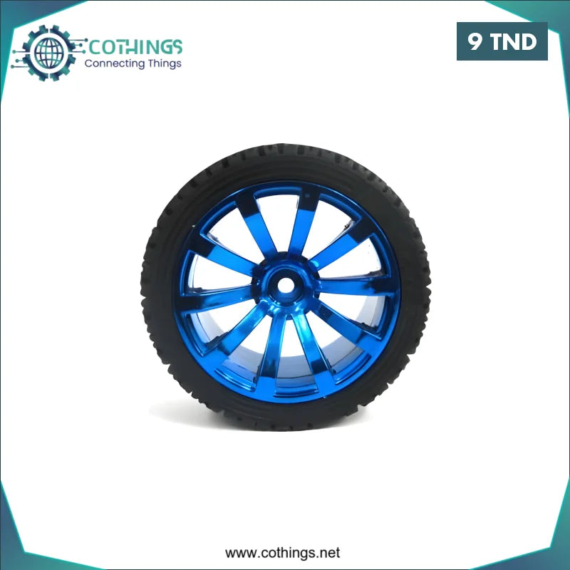 Acheter Roue avec jante bleu 65 mm en Tunisie -  Disponible au meilleur prix sur CoThings
