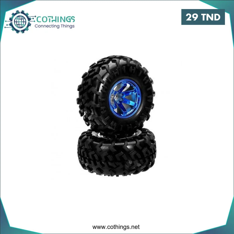 Acheter Roue de voiture robot super grande diamètre 130 mm en Tunisie -  Disponible au meilleur prix sur CoThings