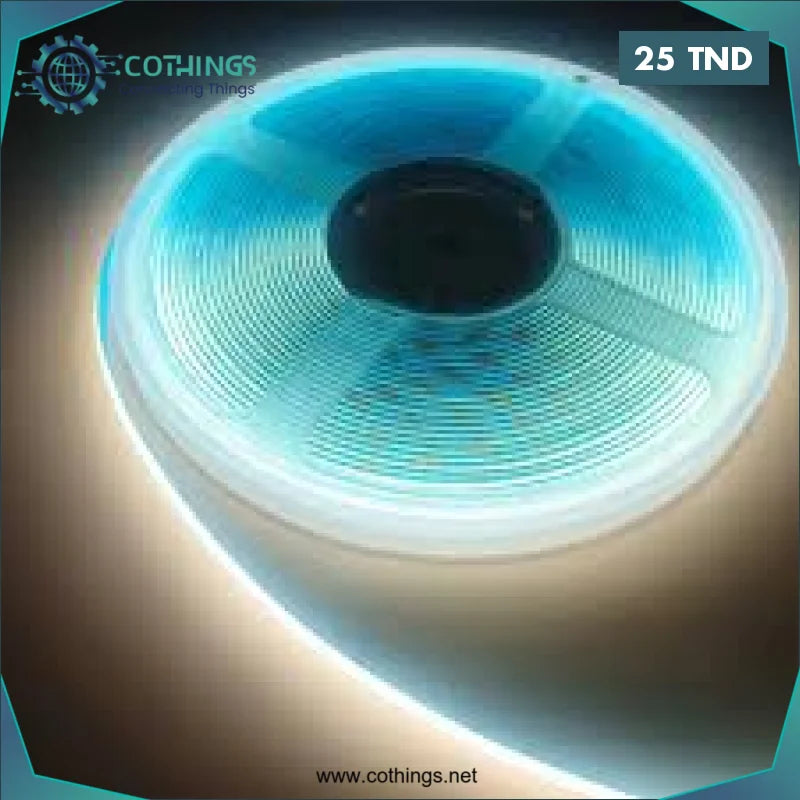 Acheter Ruban LED 12V COB 6500K NEWLIGHT 5M en Tunisie -  Disponible au meilleur prix sur CoThings