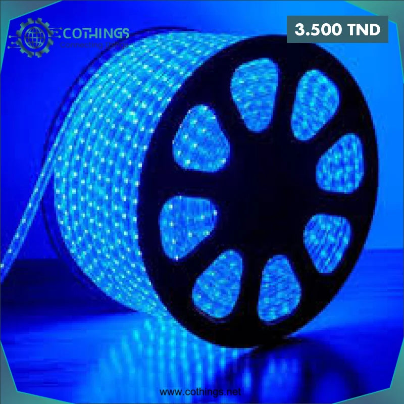Acheter Ruban LED 3Ship Bleu 220V(1 Metre) en Tunisie -  Disponible au meilleur prix sur CoThings