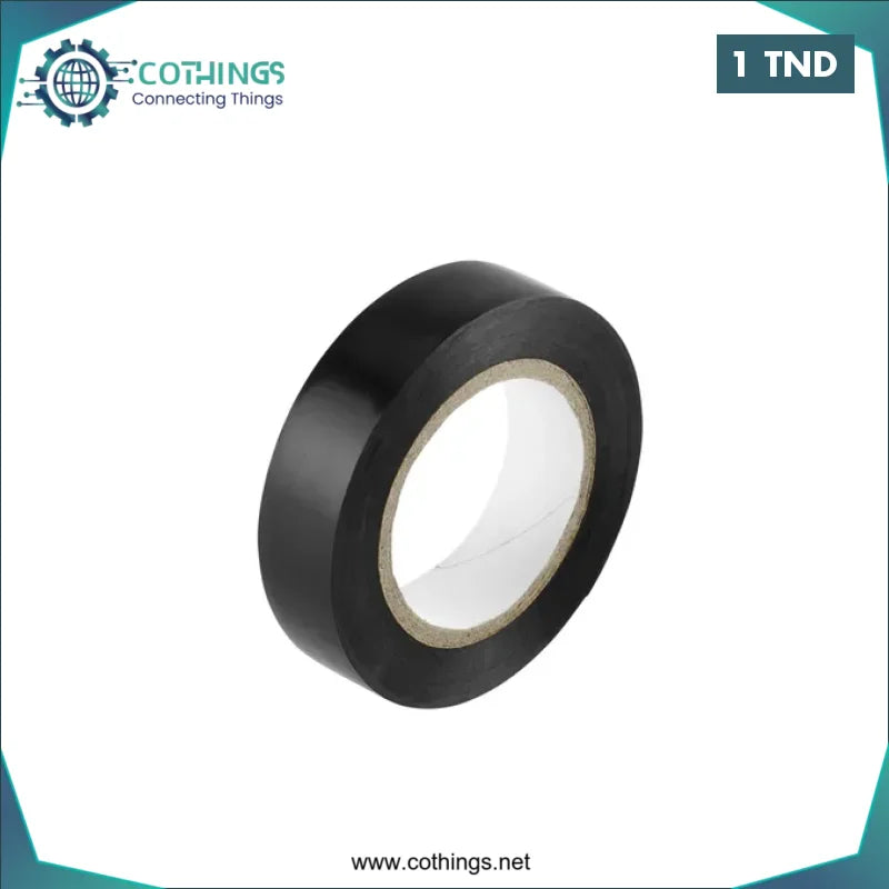 Acheter Ruban toile isolant 10 mètres largeur noir 1 cm en Tunisie -  Disponible au meilleur prix sur CoThings