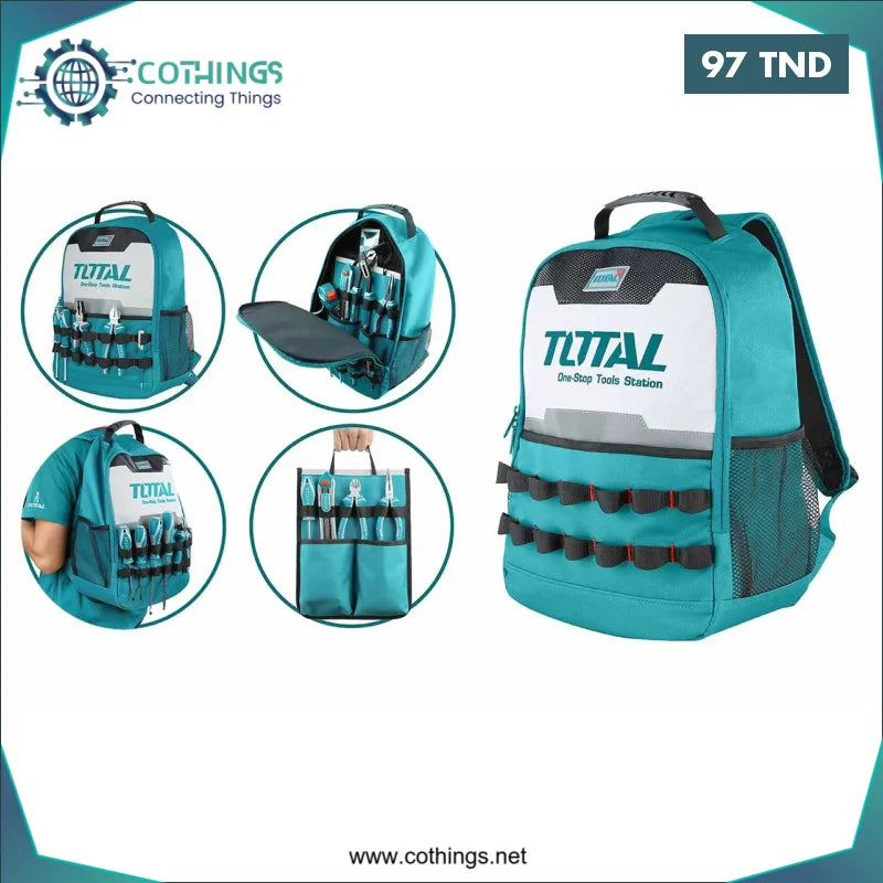 Acheter Sac à dos pour outils total en Tunisie -  Disponible au meilleur prix sur CoThings
