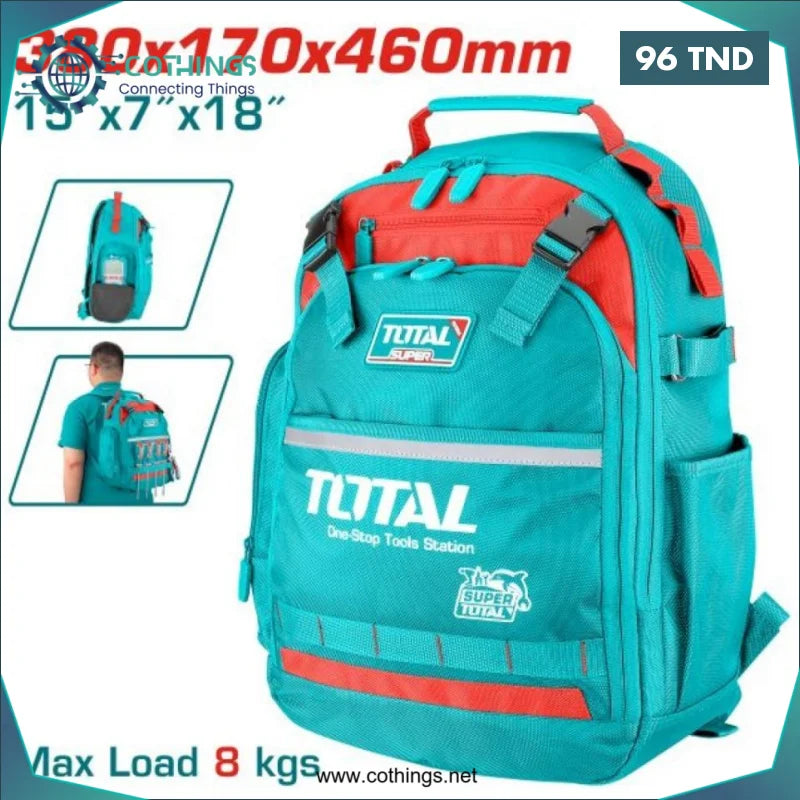 Acheter SAC À DOS TOTAL POUR OUTILS 8KG en Tunisie -  Disponible au meilleur prix sur CoThings