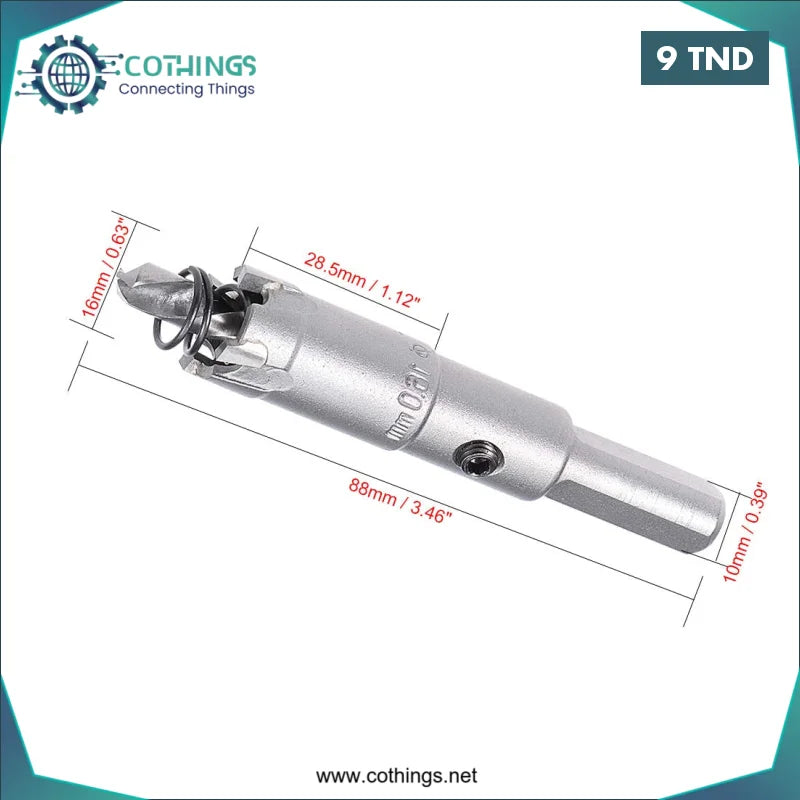Acheter Scie Terpan en carbure en métal 16 mm APT en Tunisie -  Disponible au meilleur prix sur CoThings