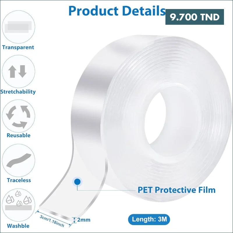 Acheter Scotch Double Face 3cm en Tunisie -  Disponible au meilleur prix sur CoThings