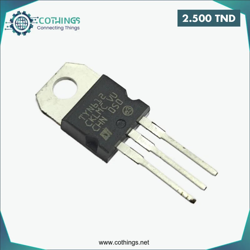 Acheter SCR (CMS) TYN612RG 12A. 600V. boîtier DPAK original en Tunisie -  Disponible au meilleur prix sur CoThings