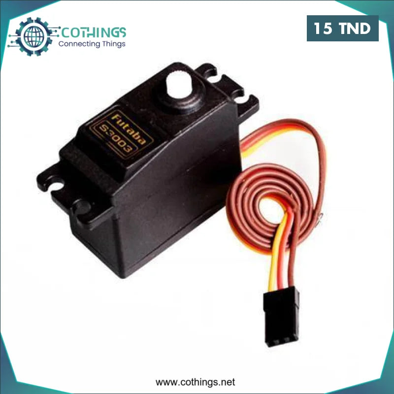 Acheter Servo S3003 12KG 360 degrés de haute qualité en Tunisie -  Disponible au meilleur prix sur CoThings