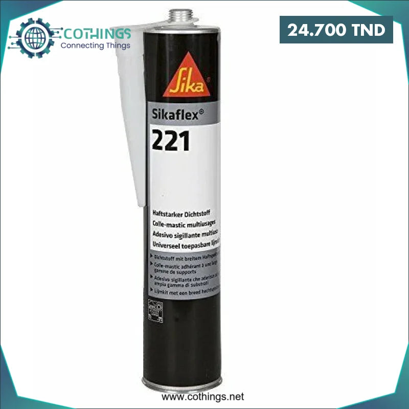 Acheter Sikaflex 221 Blanc 300ML en Tunisie -  Disponible au meilleur prix sur CoThings