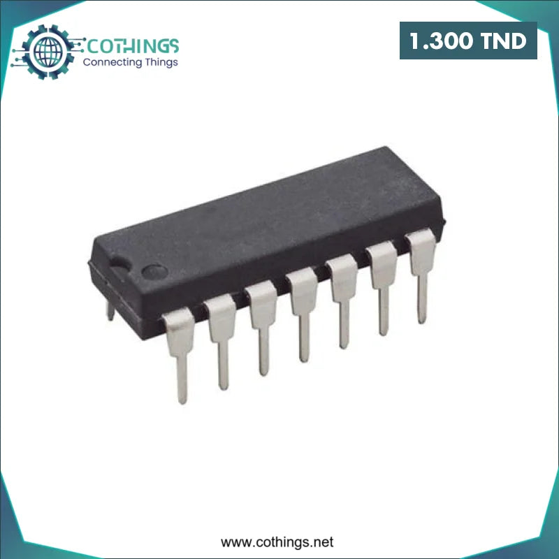 Acheter SN74HC164N Registre à décalage série 8 bits de l’instrument Texas en Tunisie -  Disponible au meilleur prix sur CoThings