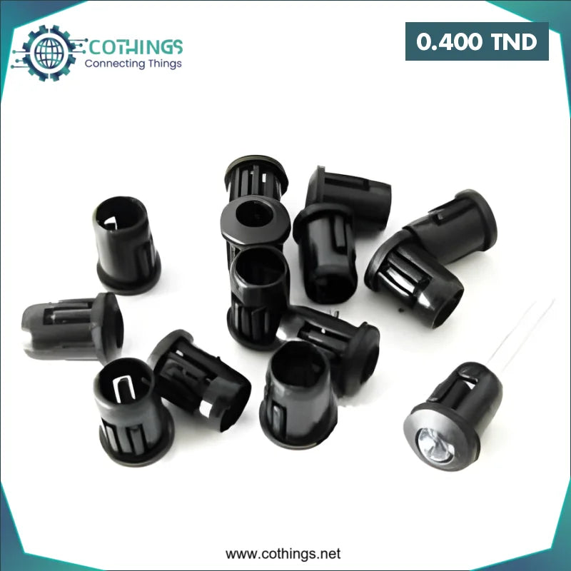Acheter Socle pour lampe LED noir 5 mm (LED n’est pas inclu) en Tunisie -  Disponible au meilleur prix sur CoThings