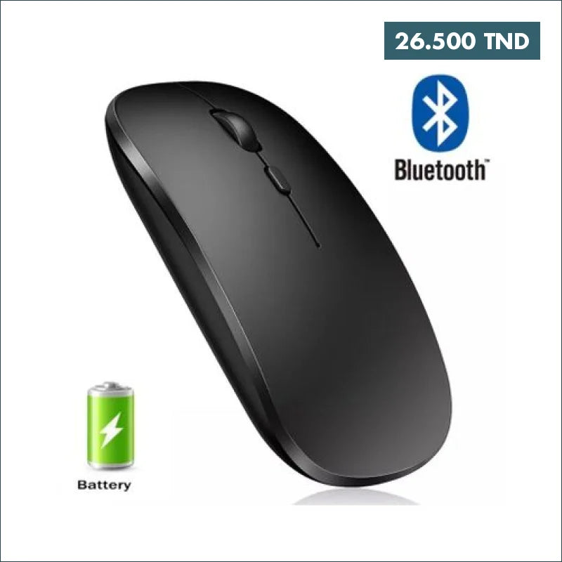 Acheter Souris Bluetooth, rechargeable sans fil, BT + 2,4 GHz, M01 en Tunisie -  Disponible au meilleur prix sur CoThings