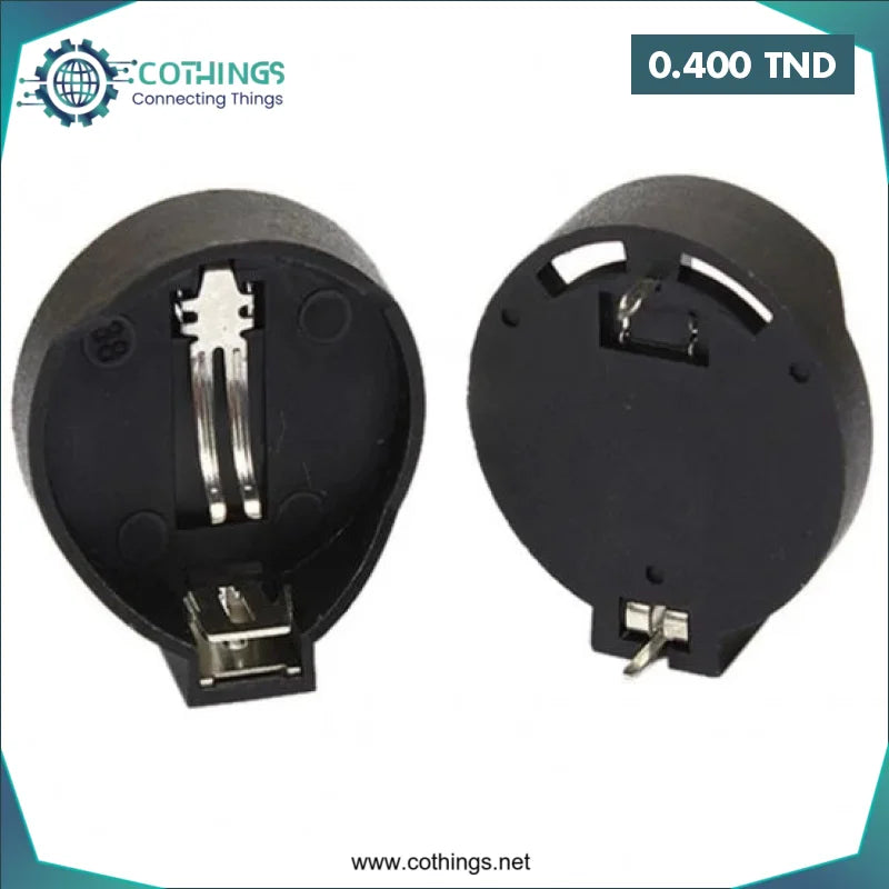 Acheter Support de douille de pile CR2032 CR2025 en Tunisie -  Disponible au meilleur prix sur CoThings