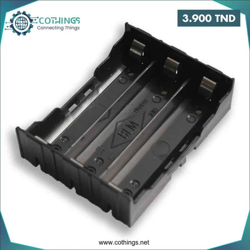 Acheter Support Pile pour 3x 18650 en Tunisie -  Disponible au meilleur prix sur CoThings