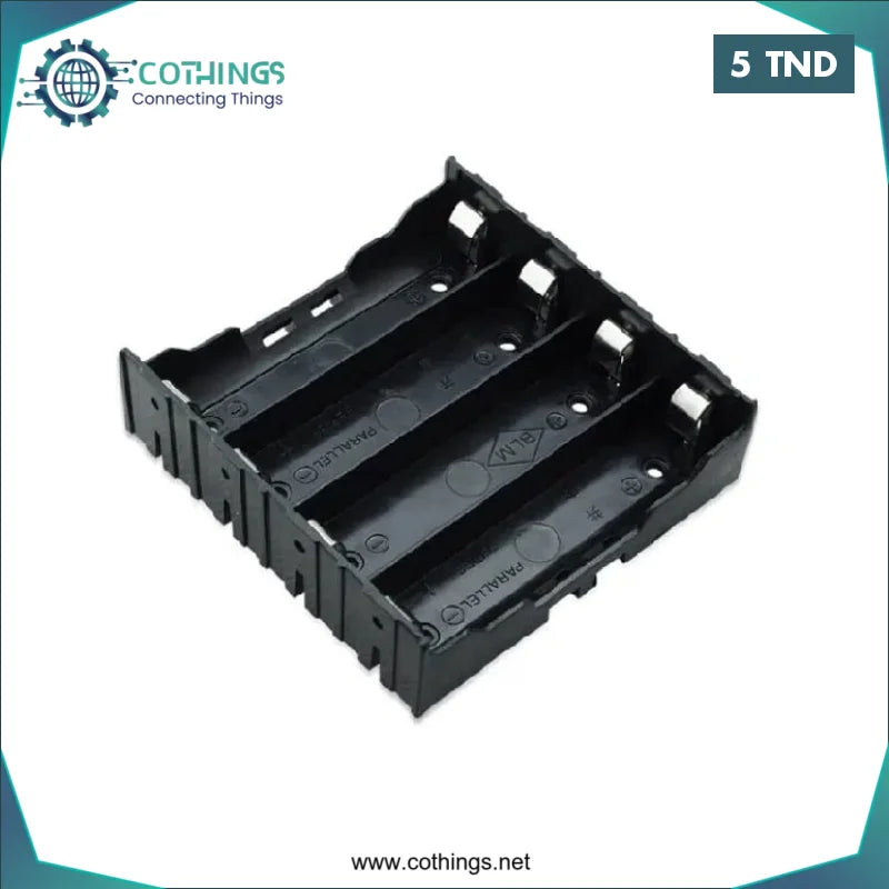 Acheter Support Pile pour 4x 18650 en Tunisie -  Disponible au meilleur prix sur CoThings