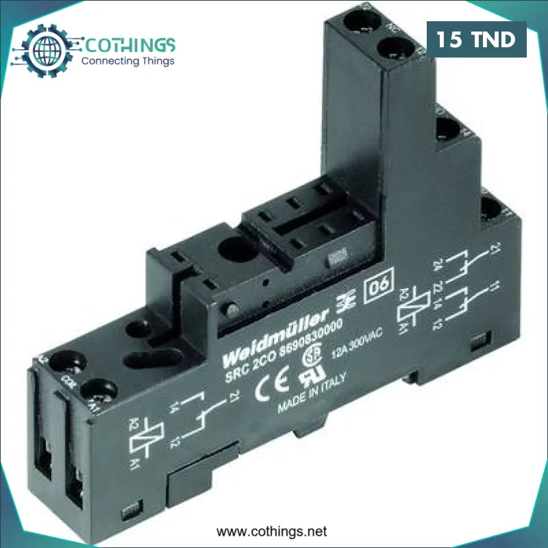 Acheter Support de Relais Weidmüller SRC 2CO en Tunisie -  Disponible au meilleur prix sur CoThings