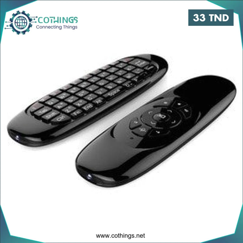 Acheter Télécommande mini clavier sans fil air mouse en Tunisie -  Disponible au meilleur prix sur CoThings