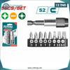 Acheter TOTAL Jeu d’embouts de tournevis 9pcs en Tunisie - Disponible au meilleur prix sur CoThings