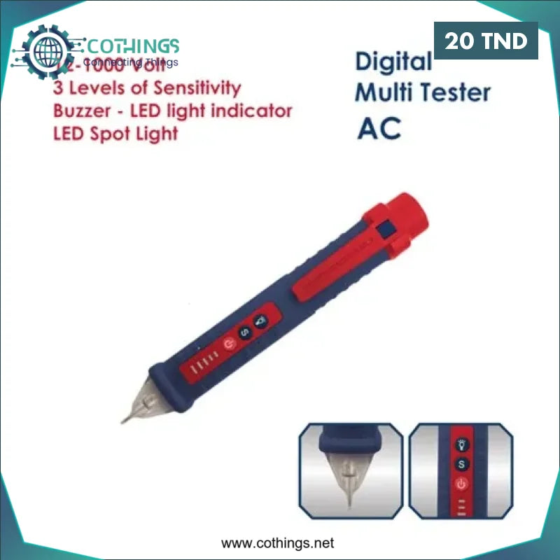 Acheter Tournevis Test Digital 158mm APT en Tunisie -  Disponible au meilleur prix sur CoThings