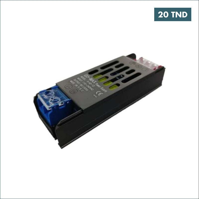 Acheter Transfo Slim 12V 60W IP20 5A GOMAX en Tunisie -  Disponible au meilleur prix sur CoThings