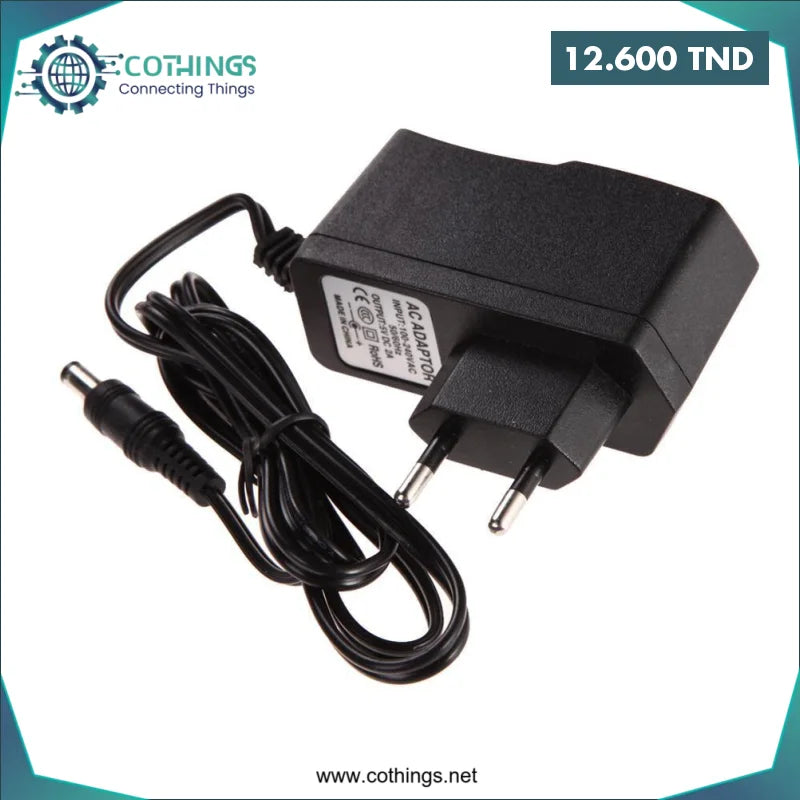 Acheter TRANSFORMATEUR-ADAPTATEUR 9V-2A JACK 5.5 de haute qualité en Tunisie -  Disponible au meilleur prix sur CoThings