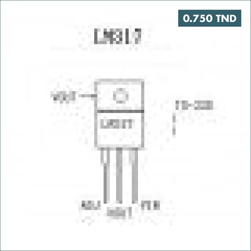 Acheter Transistor LM317T 1,2V-37V - 1,5A en Tunisie -  Disponible au meilleur prix sur CoThings