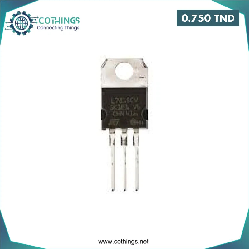 Acheter Transistor / Régulateur de Tension 15V - L7815CV. en Tunisie -  Disponible au meilleur prix sur CoThings